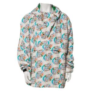 The North Face x Gucci collaboration multi badge jacket